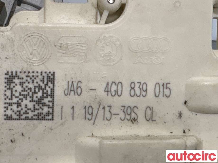 Låsekasse venstre bak til Audi A6 2011-2014 (Type IV, Fase 1) (C7) (C7) (AUDI|4G0839015|)