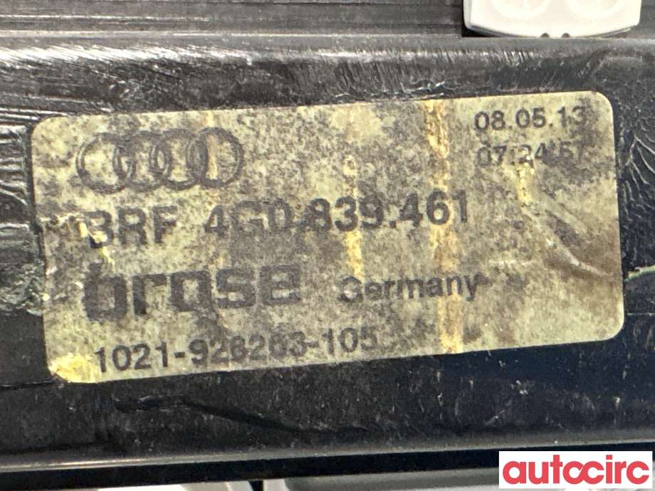 Ruteheis til Audi A6 2011-2014 (Type IV, Fase 1) (C7) (C7) (AUDI|4G0839461|1021-928263-105)