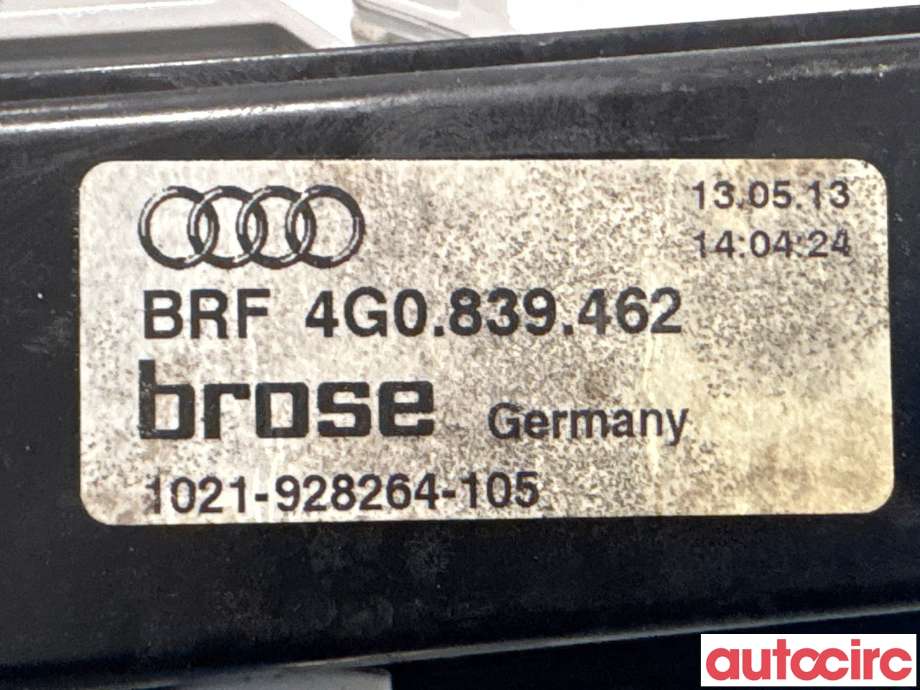 Ruteheis til Audi A6 2011-2014 (Type IV, Fase 1) (C7) (C7) (AUDI|4G0839462|1021-928264-105)