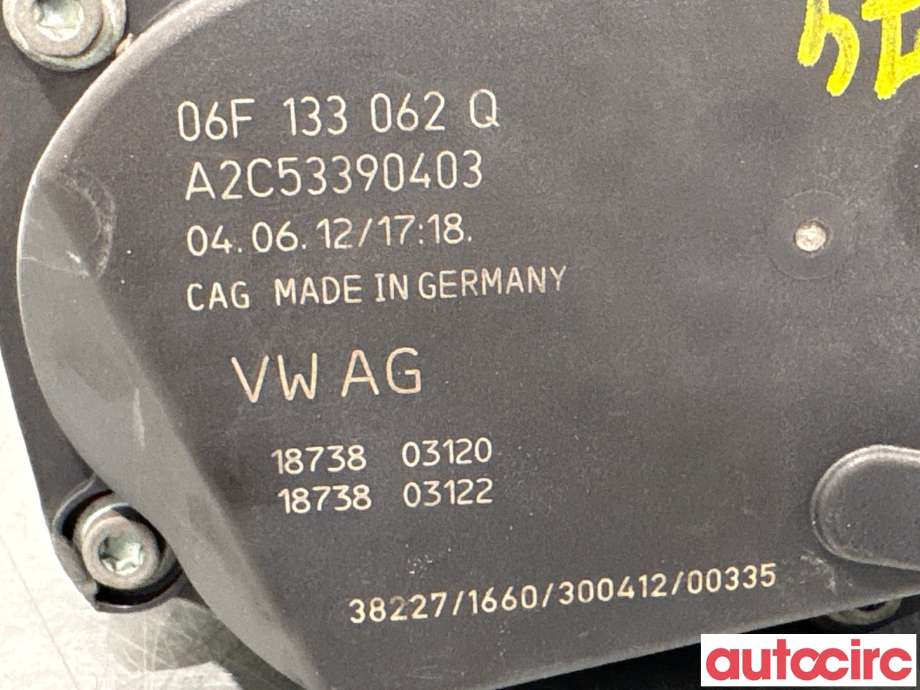 Spjeldhus til Audi A5 2007-2016 (Type I) (AUDI|06F133062Q|A2C53390403|06F133062AK)