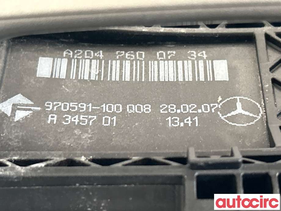 Dørhåndtak utv venstre bak til Mercedes C-Klasse 2007-2011 (Fase 1) (W204) (W204) (MERCEDES|A2047600170|A2047602534|A2047600734)