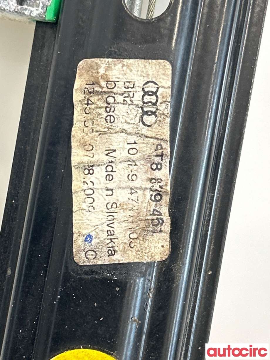 Ruteheis til Audi A5 2007-2016 (Type I) (AUDI|8T8837461B|8T8837461|8T8839451)