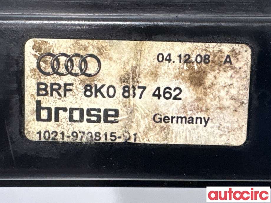 Ruteheis til Audi A4 2007-2014 (Type IV) (B8) (B8) (AUDI|8K0837462|1021-970815-101|8K0837462C)
