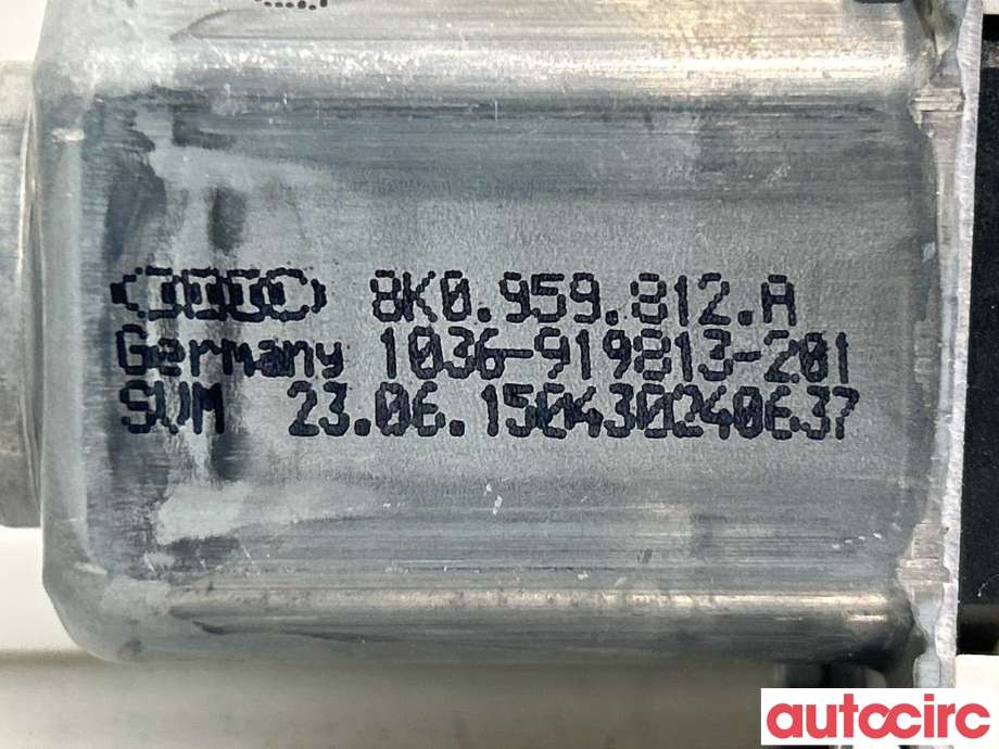 Ruteheis høyre bak til Audi Q5 2012-2017 (Type I, Fase 2) (AUDI|8K0959812A|1036-919813-201)