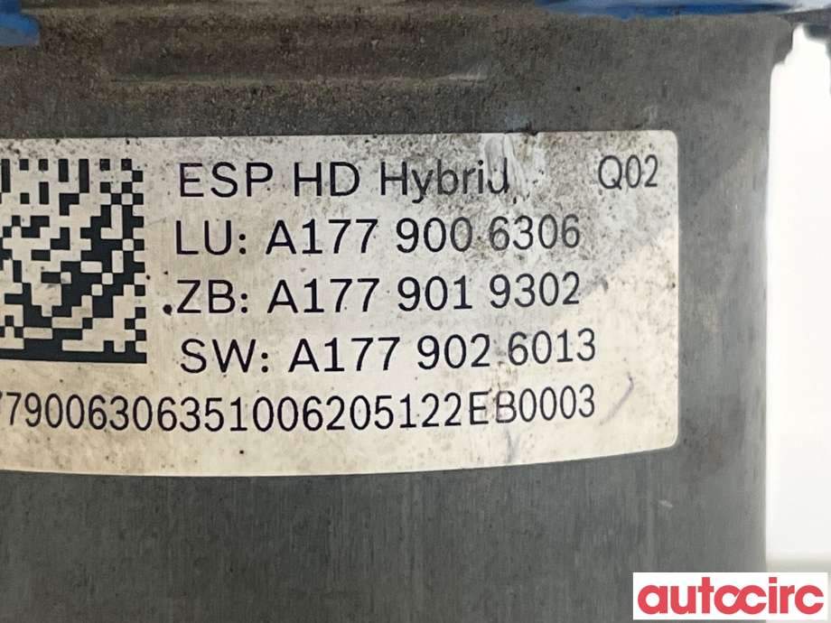 ABS sentral til Mercedes A-Klasse 2018-->> (W177) (W177) (MERCEDES|A1779006306)