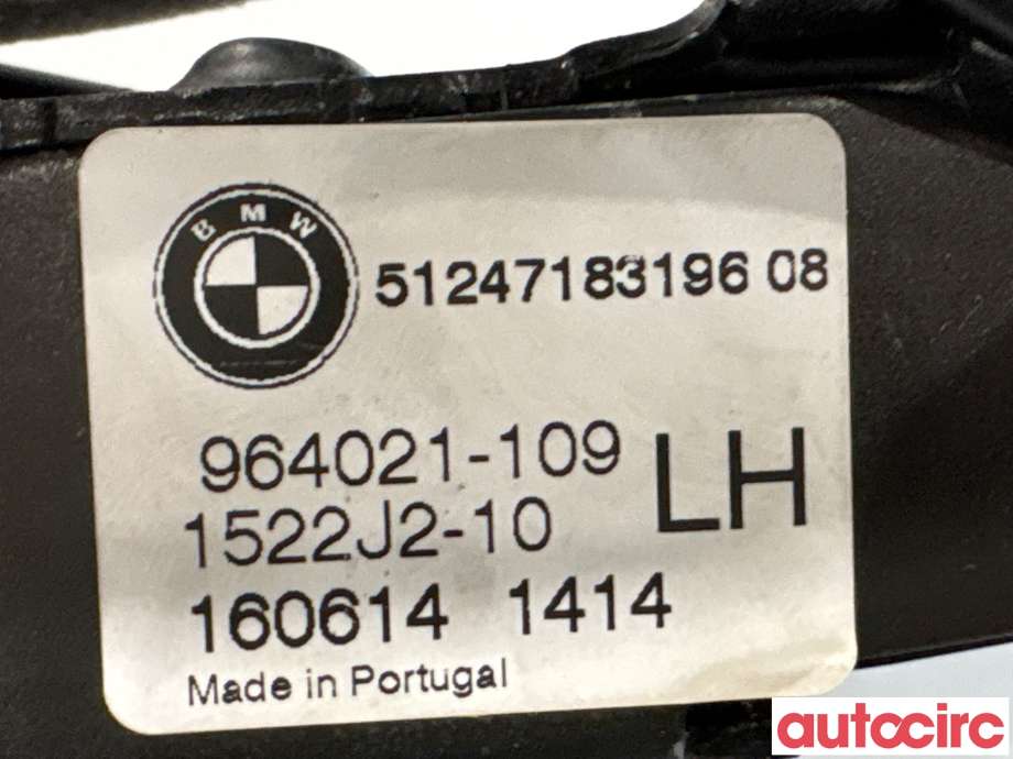 Baklukelås til BMW X5 2013-2018 (F15) (F15) (BMW|51247183196|964021-109)