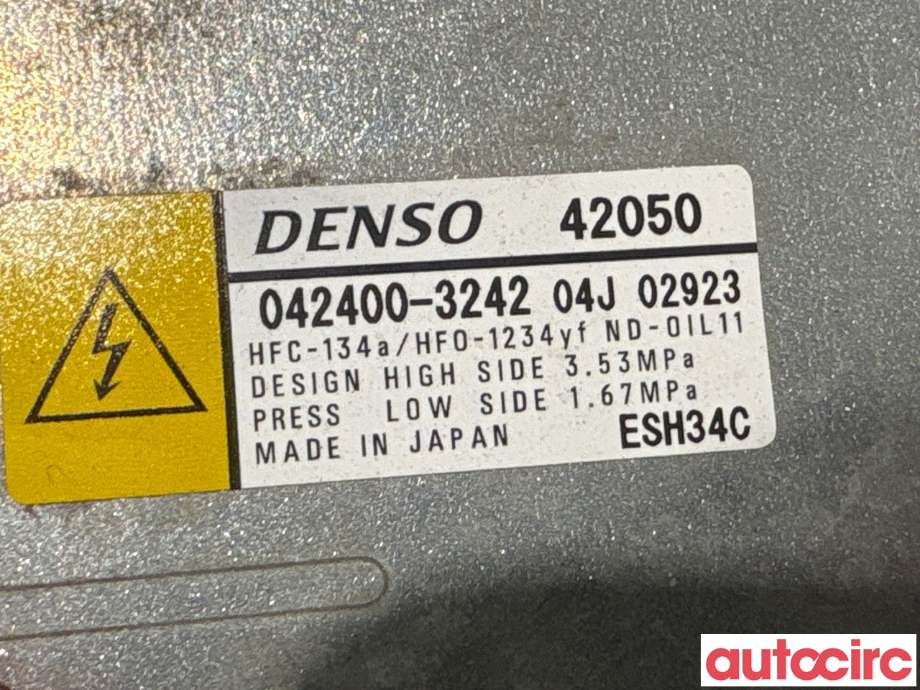 Aircondition kompressor til Lexus RC 2015-->> (LEXUS|8837042050|042400-3242|8837042051)