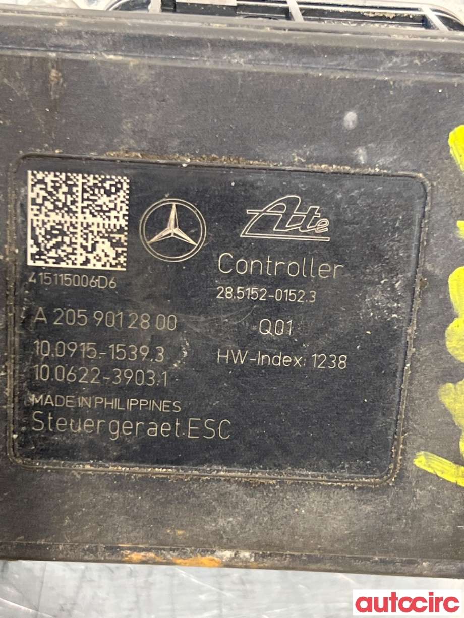 ABS sentral til Mercedes C-Klasse 2014-2018 (Fase 1) (W205) (W205) (MERCEDES|A2054313712|100220-0522|A2054313612)