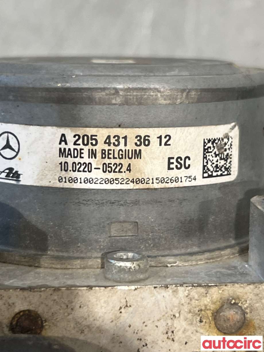 ABS sentral til Mercedes C-Klasse 2014-2018 (Fase 1) (W205) (W205) (MERCEDES|A2054313712|100220-0522|A2054313612)