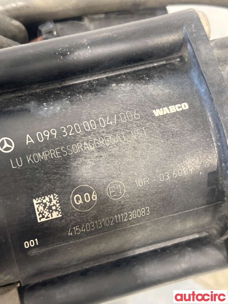 Kompressor nivå/luft til Mercedes C-Klasse 2014-2018 (Fase 1) (W205) (W205) (MERCEDES|A0993200004|4430200191)