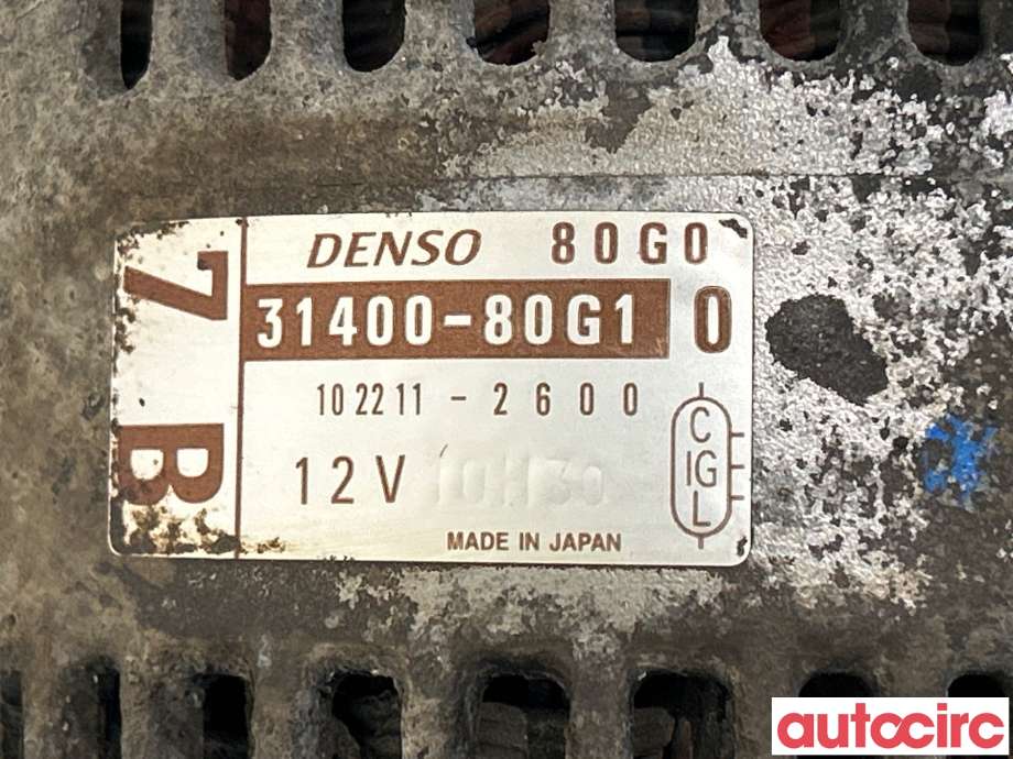 Dynamo til Suzuki Swift 2005-2010 (SUZUKI|3140080G10|102211-2600|31400-80G1)