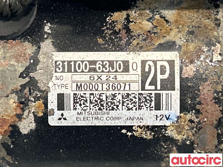 Starter til Suzuki Swift 2005-2010 (SUZUKI|31100-63J00|M000T36071)