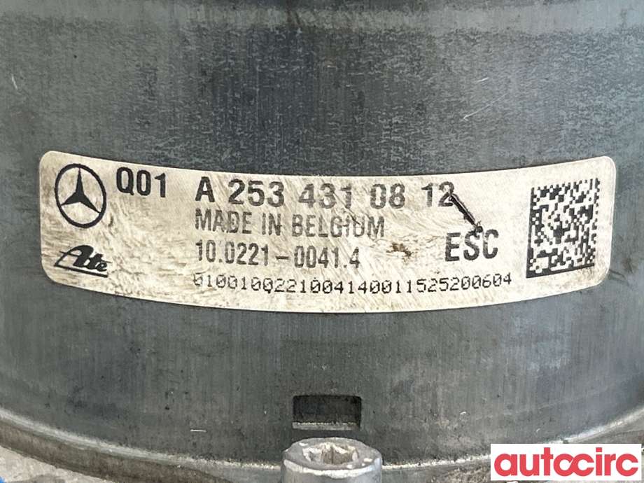 ABS sentral til Mercedes C-Klasse 2014-2018 (Fase 1) (W205) (W205) (MERCEDES|A2534311500|100221-00414|A2534310812)
