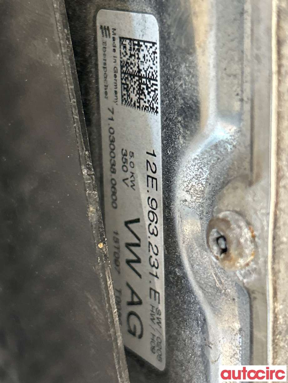 Motorvarmer elektrisk til VW e-Golf 2014-2017 (Fase 1)  (VOLKSWAGEN|5Q0819565C|5Q0819565A|12E963231E)