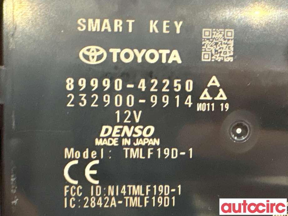 Styreenhet nøkkelfri/keyless til Toyota RAV4 2019-->> (Type V)  (TOYOTA|899H042190|232900-9914|89990-42250)