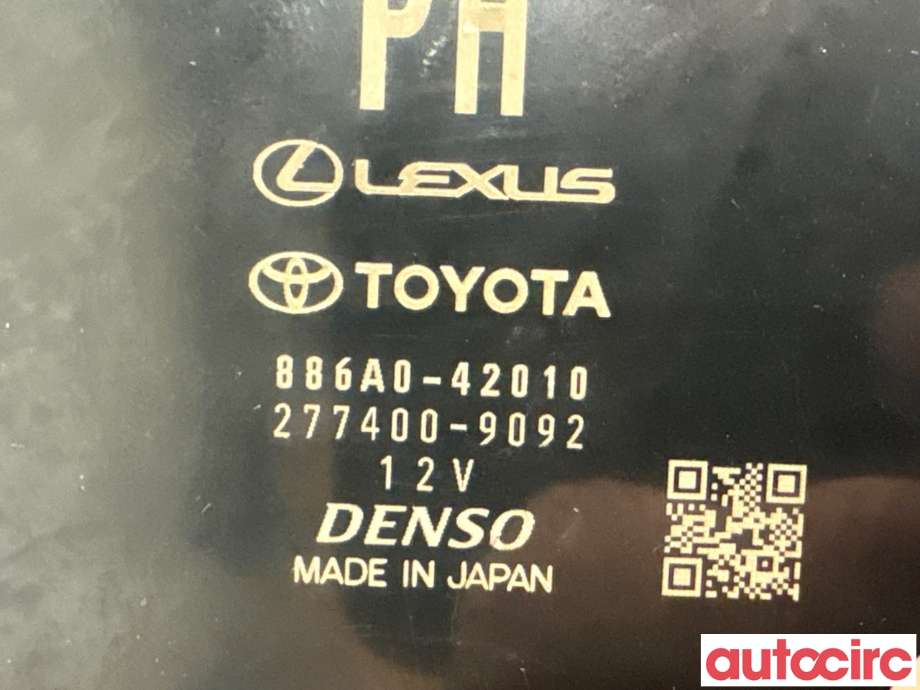 Styreenhet klima/aircondition til Toyota RAV4 2019-->> (Type V) (TOYOTA|886A042010|277400-9092|886A0-42010)