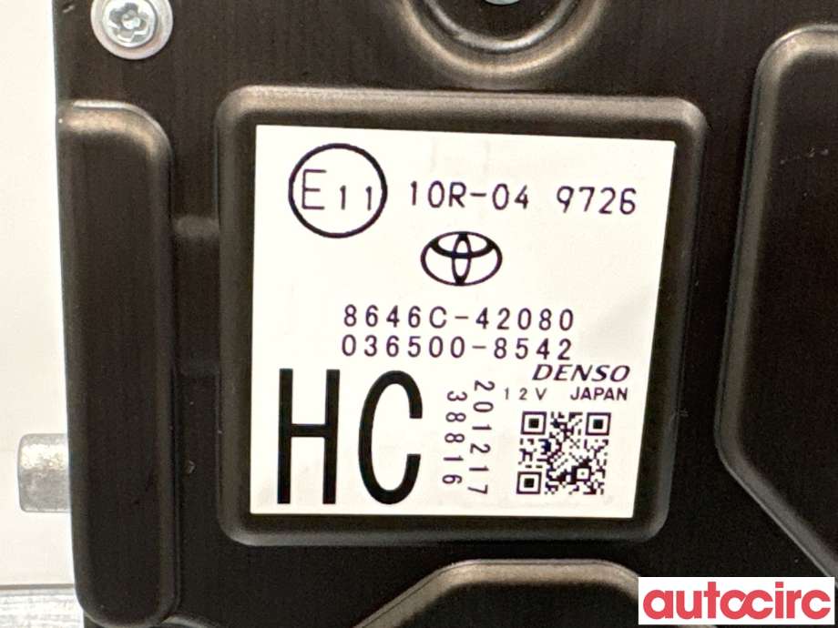 Kamera til Toyota RAV4 2019-->> (Type V) (TOYOTA|8646C42080|036500-8542|8646C-42080)