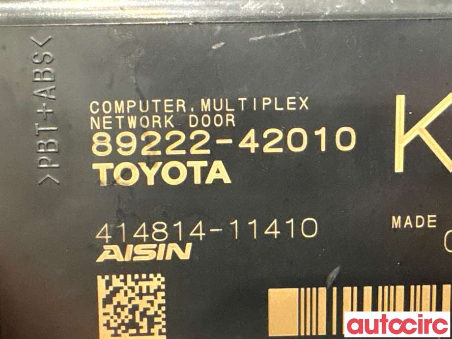 Styreenhet elektrisk bakluke til Toyota RAV4 2019-->> (Type V) (TOYOTA|8922242010|414814-11410|89222-42010)