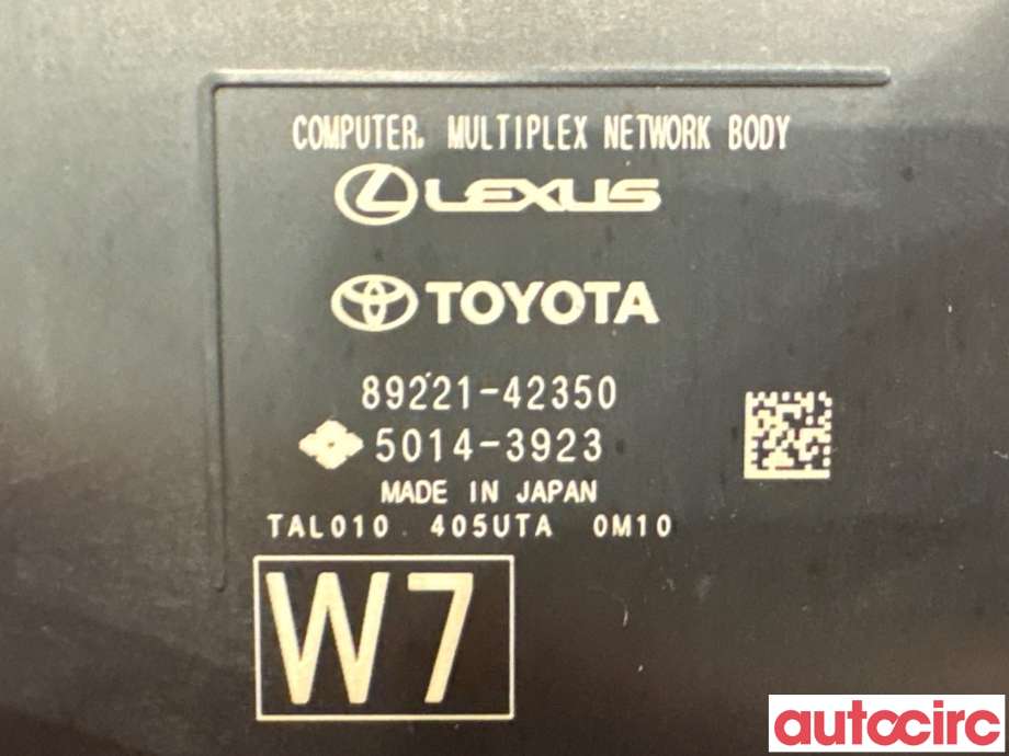 Styreenhet diverse til Toyota RAV4 2019-->> (Type V) (TOYOTA|8273042840|5014-3923|89221-42350)