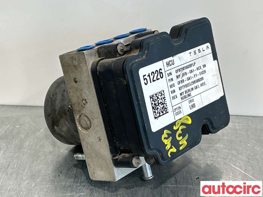 ABS sentral til Tesla Model Y 2021-2024 (Type I) (TESLA|1044746-00-A|GFB25010000FLP|1044745-10-B)