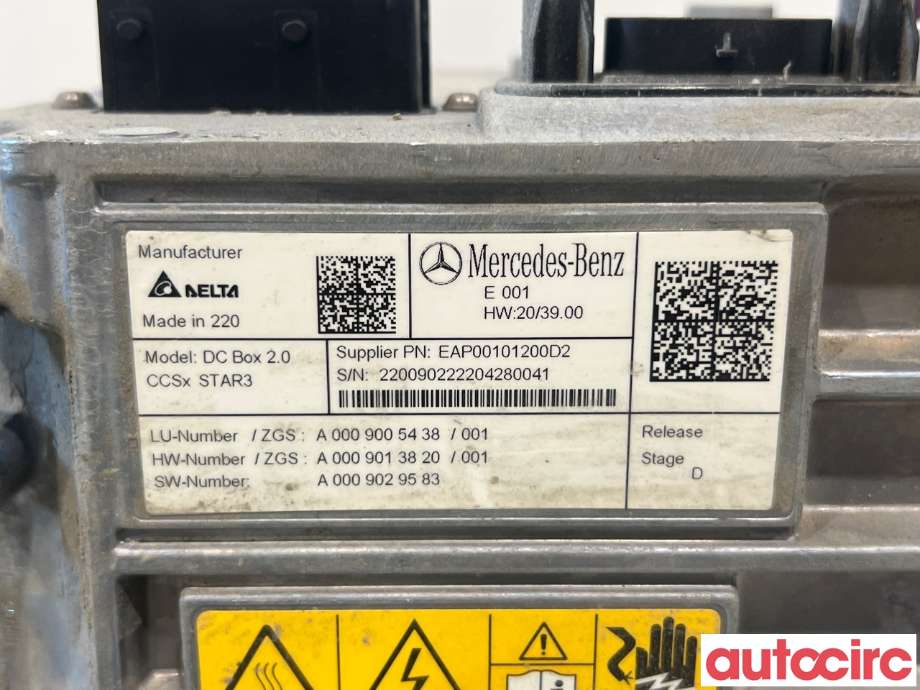 Inverter elbil til Mercedes EQE 2022-->> (MERCEDES|A0009005438|)