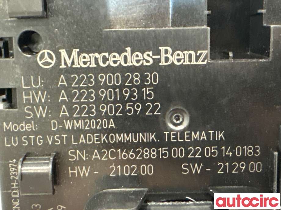 Diverse deler til Mercedes EQE 2022-->> (MERCEDES|A2239008128|D-WMI2020A|A2239009237)