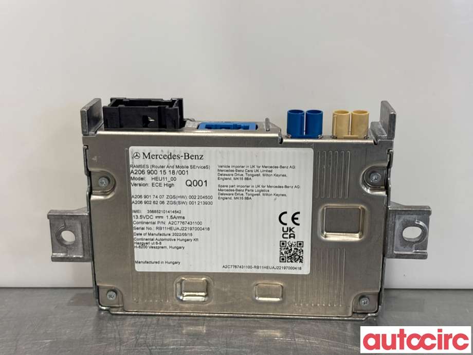 Styreenhet diverse til Mercedes EQE 2022-->>  (MERCEDES|A2069001518||A2069006423)