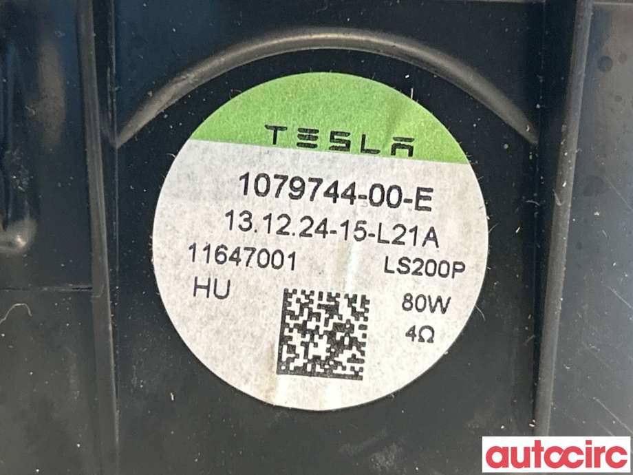 Bilstereo høyttaler til Tesla Model Y 2021-2024 (Type I) (TESLA|1079744-00-E|)