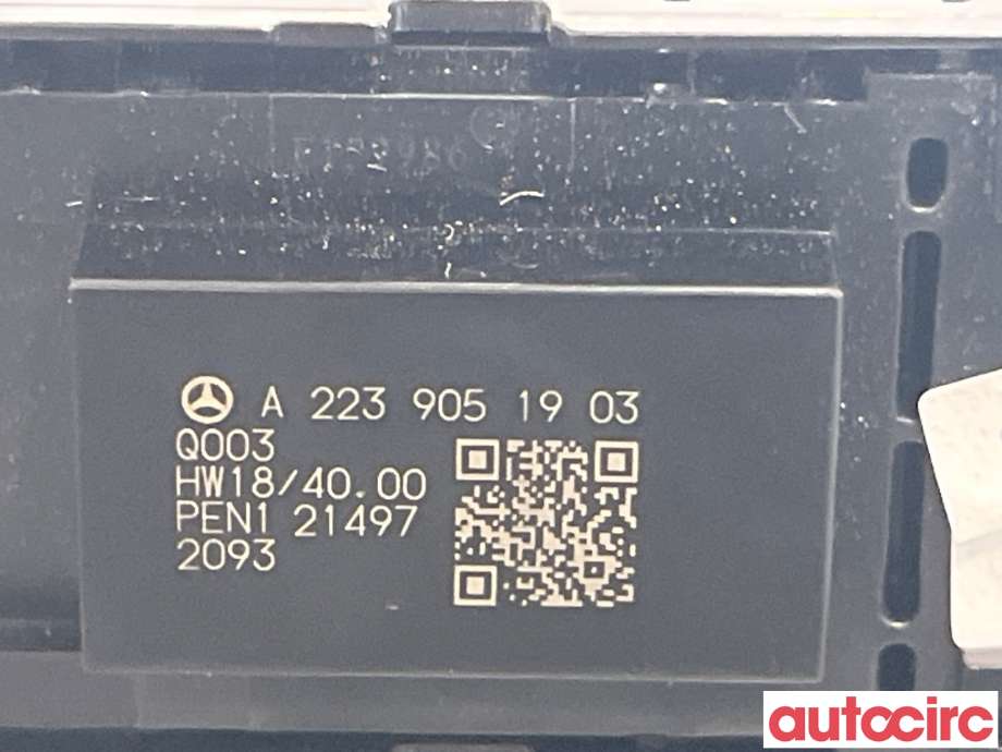 Bryter ruteheis til Mercedes EQE 2022-->> (MERCEDES|A2239051903)