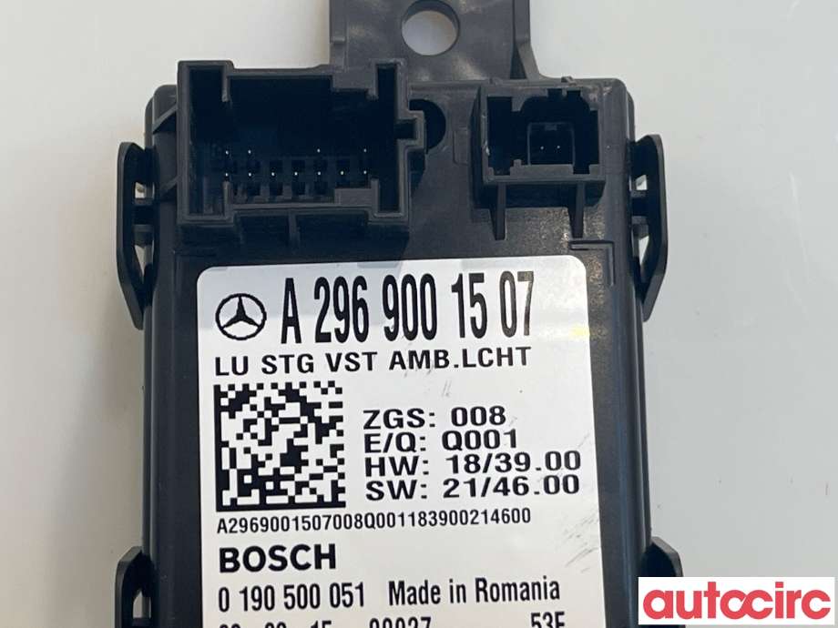 Styreenhet diverse til Mercedes EQE 2022-->>  (MERCEDES|A2969001507)