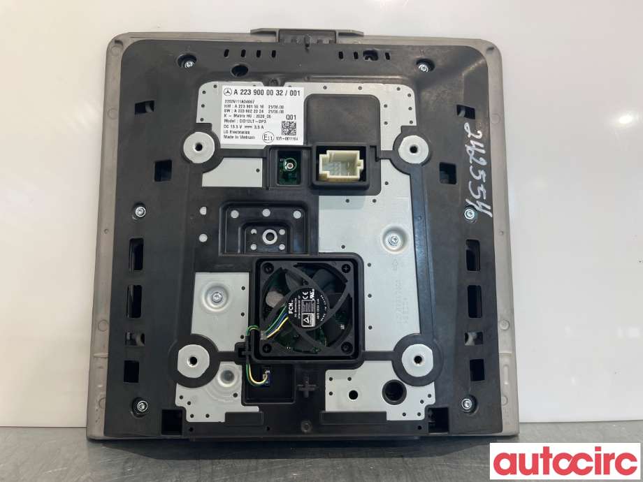 Multimedia display (MCU - Media Controller Unit) til Mercedes EQE 2022-->> (MERCEDES|A2239000032)