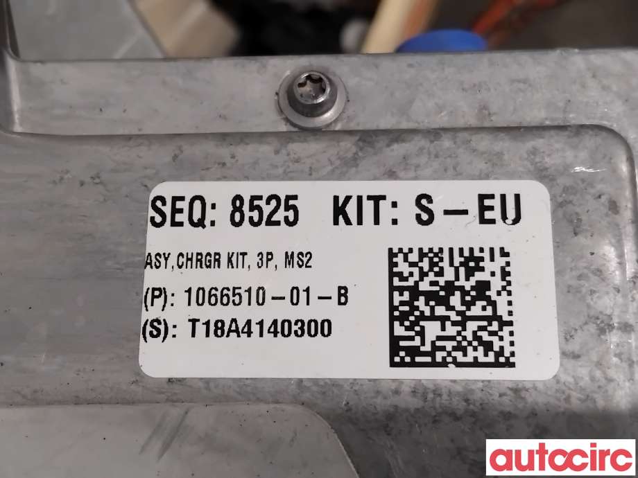 Batterilader (OBC - On Board Charger) til Tesla Model S 2016-2021 (Fase 2)  (TESLA|1035647-01-C||1066510-01-B)