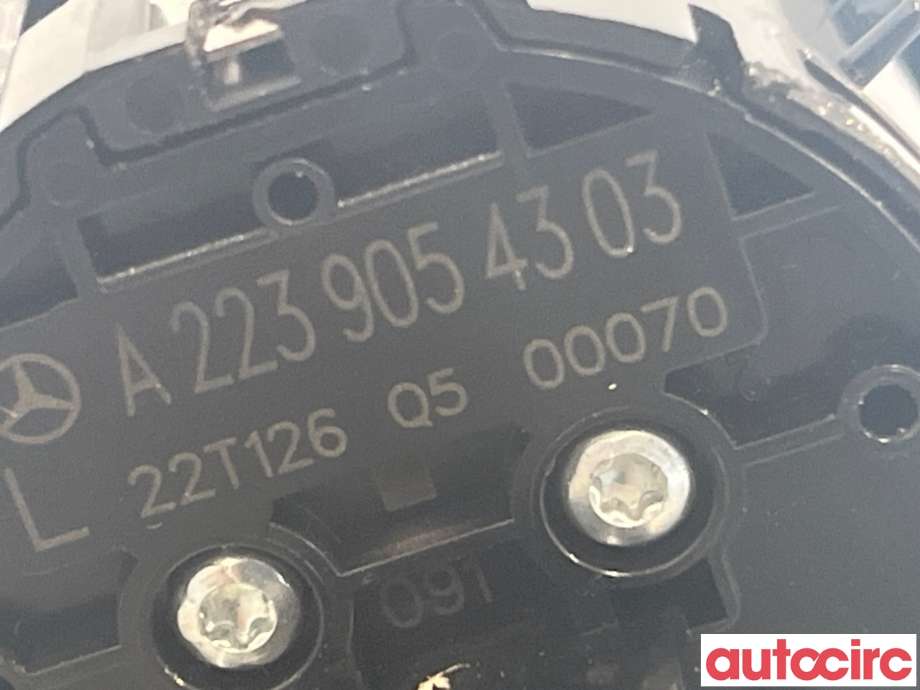 Bryter lys til Mercedes EQE 2022-->> (MERCEDES|A2239054303)