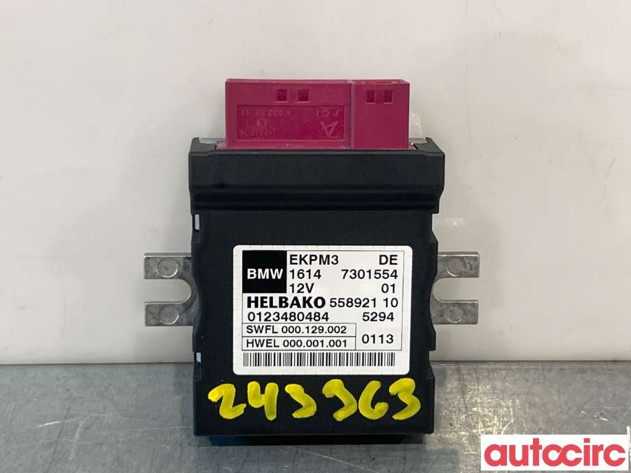 Styreenhet drivstoffpumpe til BMW X3, 2010-2017 (F25) (F25) (BMW|16147426095)
