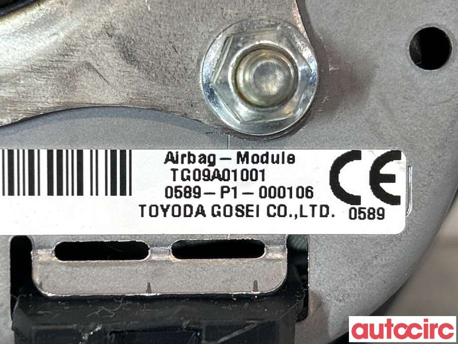 Airbag rattpute til Toyota RAV4 2013-2015 (Type IV, Fase 1) (TOYOTA|4513042201C0|TG09A01001)