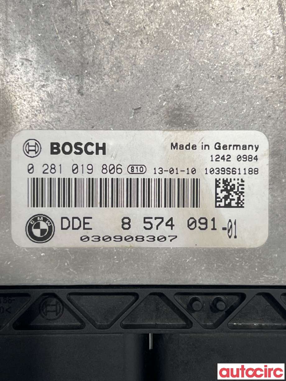 Styreenhet motor til BMW X3 2010-2017 (F25) (F25) (BMW|13618576333|0281019806|8574091-01)