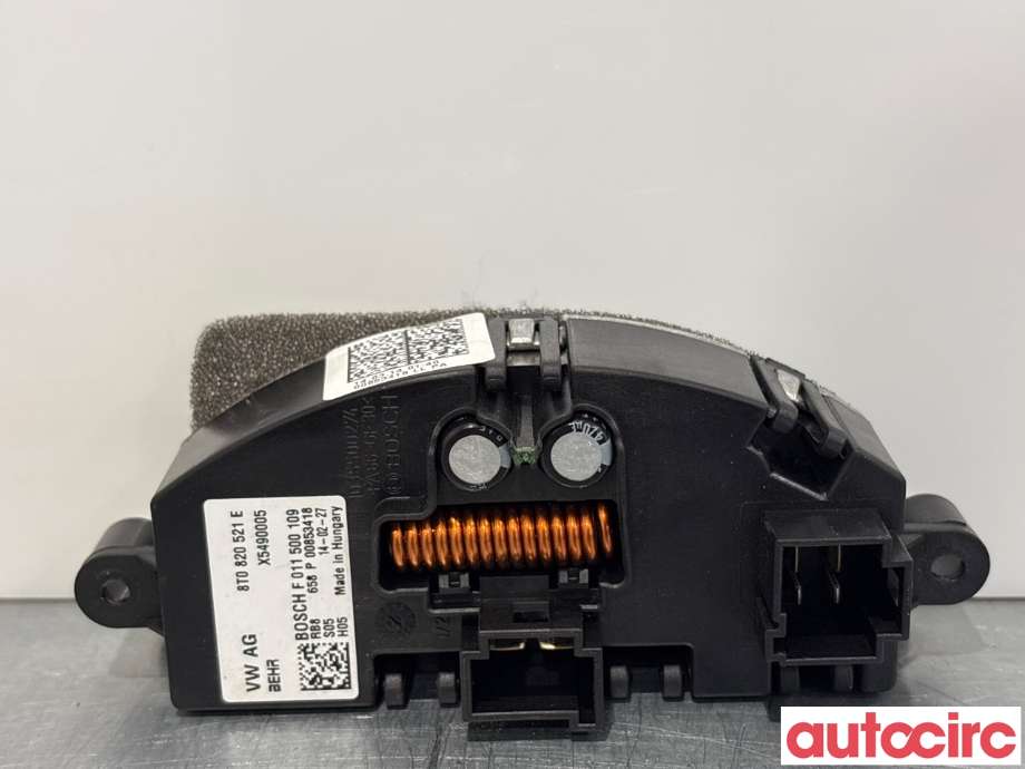 Varmeapparat motstand til Audi A4 2007-2014 (Type IV) (B8) (B8) (AUDI|8T0820521E||8T0820521G)
