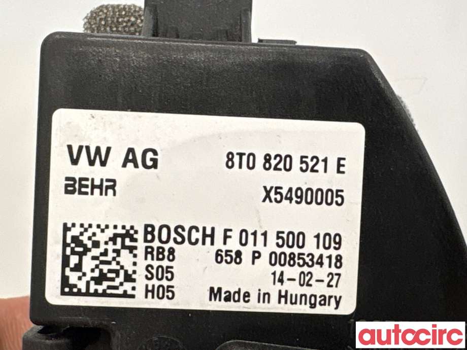 Varmeapparat motstand til Audi A4 2007-2014 (Type IV) (B8) (B8) (AUDI|8T0820521E||8T0820521G)