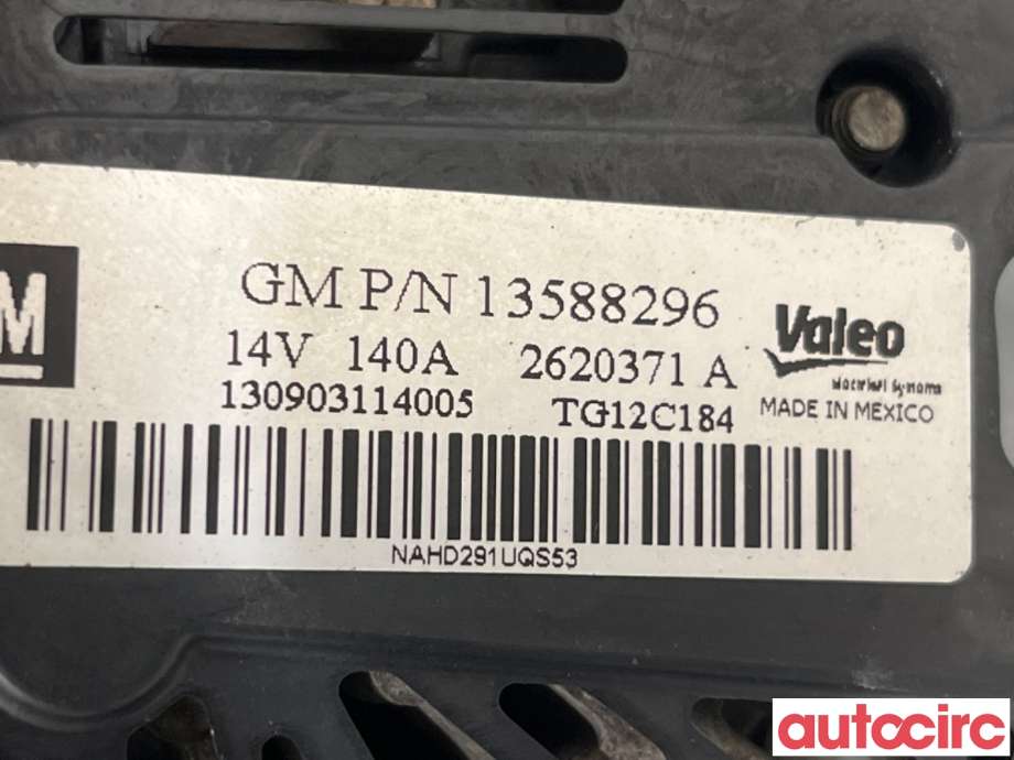 Dynamo til Opel Corsa D 2006-2014  (OPEL|95520020|TG12C184|13588296)