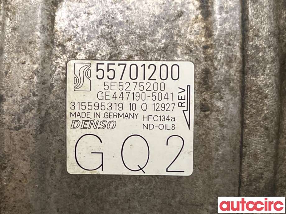 Aircondition kompressor til Opel Corsa D 2006-2014  (OPEL|95526768|447190-5041|95527545)