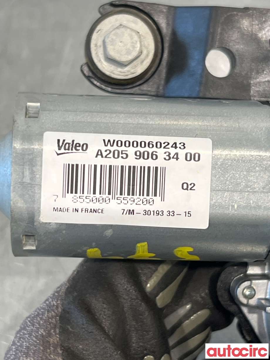 Viskermotor bakrute til Mercedes C-Klasse 2014-2018 (Fase 1) (W205) (W205) (MERCEDES|A2059063400|W000060243)