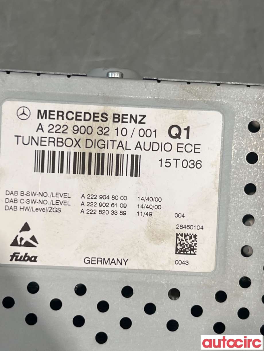 Bilstereo til Mercedes C-Klasse 2014-2018 (Fase 1) (W205) (W205) (MERCEDES|A2229003210|)