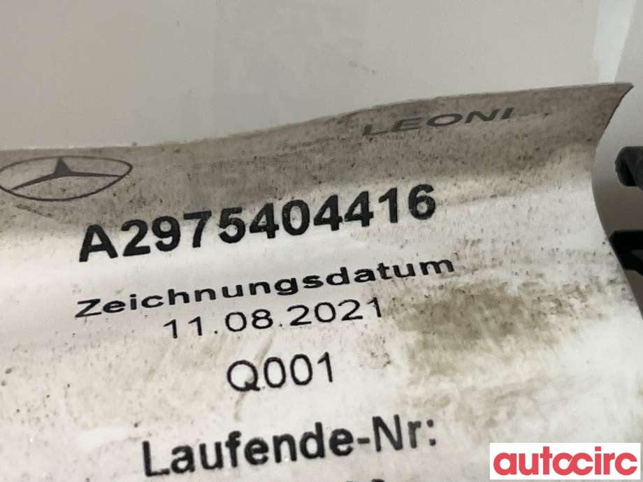 Kabel høy volt (HV) hybrid til Mercedes EQE 2022-->>  (MERCEDES|A2975404416)