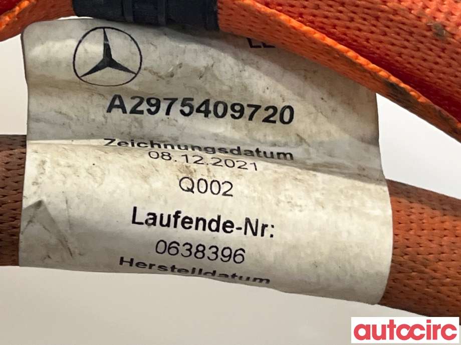 Kabel høy volt (HV) hybrid til Mercedes EQE 2022-->>  (MERCEDES|A2975409720)