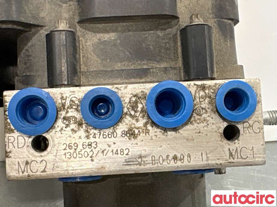 ABS sentral til Renault Clio 2012-2016 (Type IV, Fase 1) (RENAULT|476606853R|0265243365|476608644R)