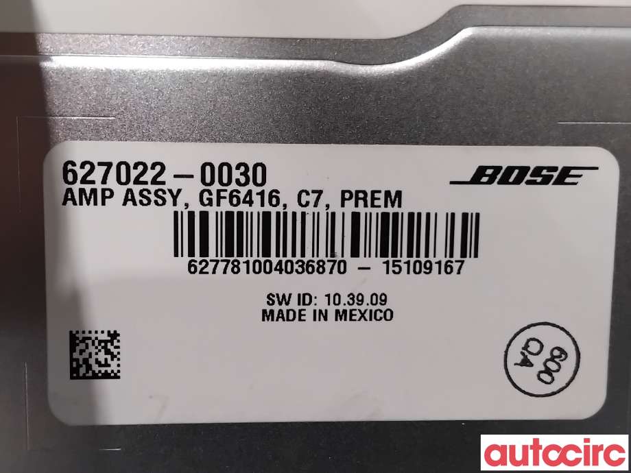 Bilstereo forsterker til Audi A6, Allroad 2015-2019 (Type III, Fase 2) (C7) (C7) (AUDI|4G0035223B|627781-0040|4G5035223B)