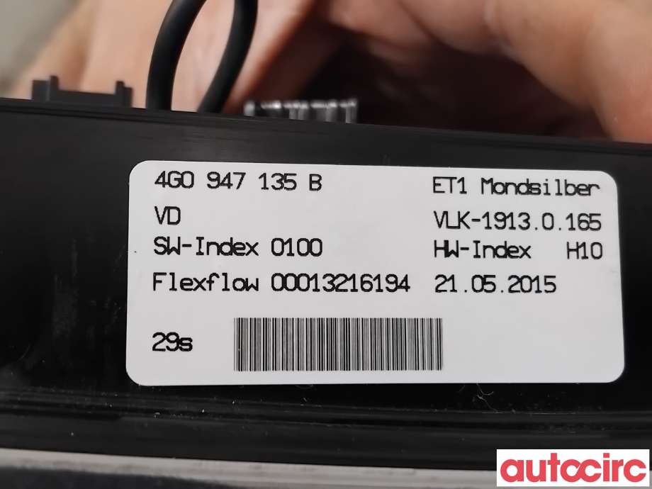 Taklyspanel til Audi A6, Allroad 2015-2019 (Type III, Fase 2) (C7) (C7) (AUDI|4G0947135B|)