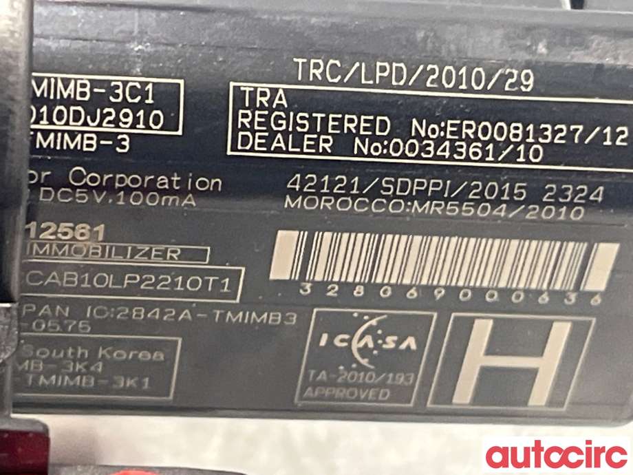Bryter start/stopp til Toyota C-HR 2016-->> (TOYOTA|8961102102)