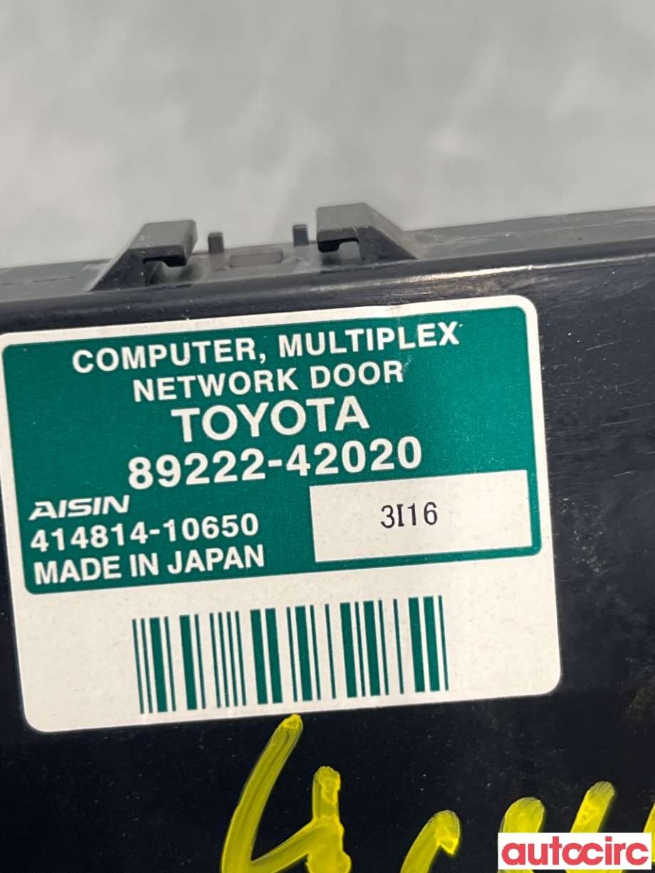 Styreenhet elektrisk bakluke til Toyota RAV4 2013-2015 (Type IV, Fase 1)  (TOYOTA|8922242050|414814-10650|89222-42020)