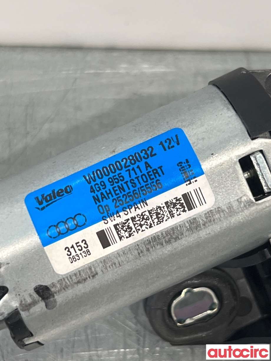 Viskermotor bakrute til Audi A6 2011-2014 (Type IV, Fase 1) (C7) (C7) (AUDI|4G9955711C|W000028032)